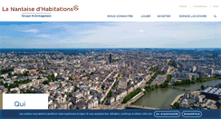 Desktop Screenshot of nantaise-habitations.fr